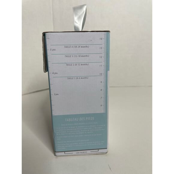 NEW Robeez 0-6 Mo Leather Moccasins Floral Flowers Turquoise - Picture 7 of 8